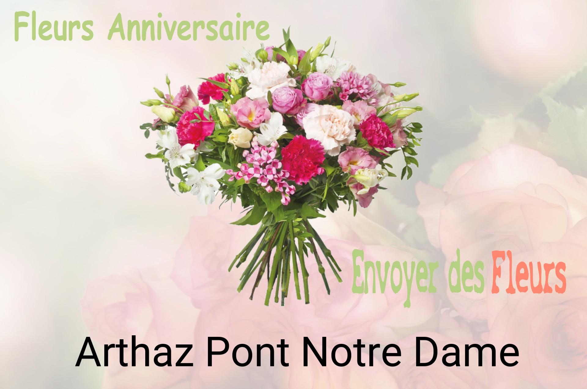 Bouquet de fleurs d’anniversaire livré à Arthaz-Pont-Notre-Dame