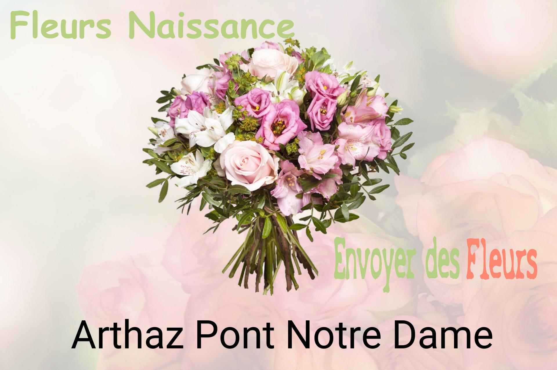 Bouquet de fleurs de naissance livré à Arthaz-Pont-Notre-Dame